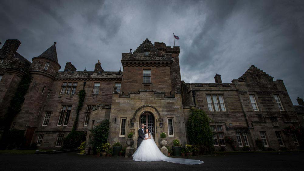 Wedding Photography at Glenapp Castle – Robert and Wijdan